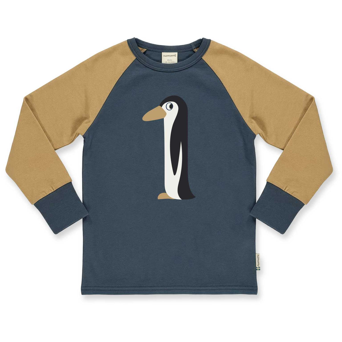 Maxomorra Geburtstagsshirt blau/gelb
