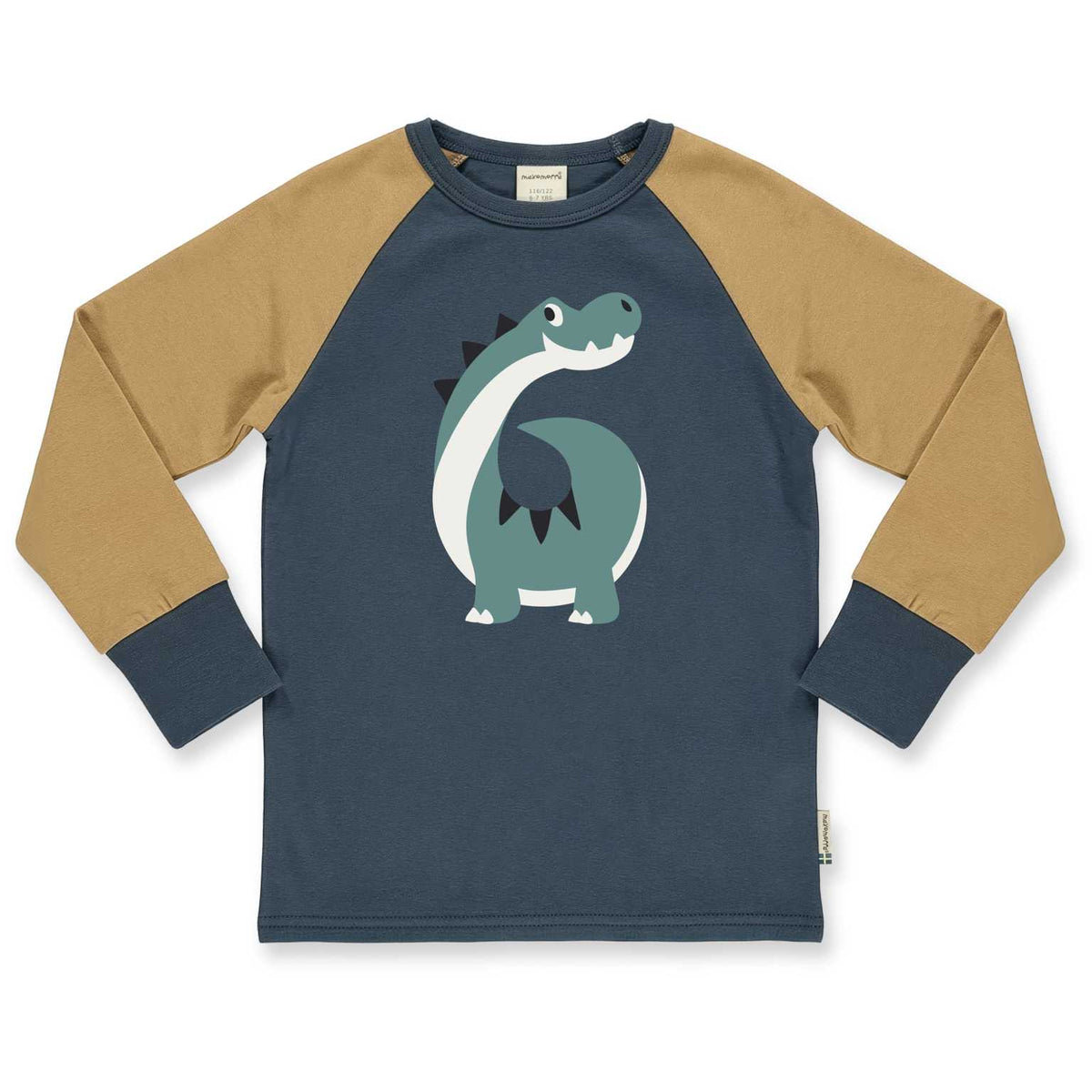 Maxomorra Geburtstagsshirt blau/gelb