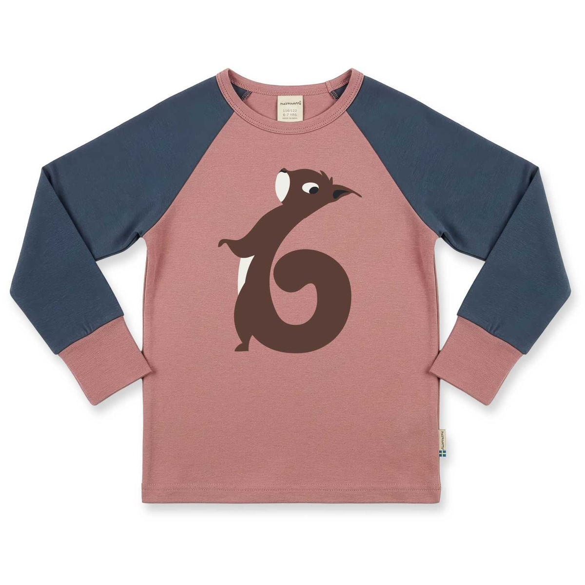 Maxomorra Geburtstagsshirt rosa/blau