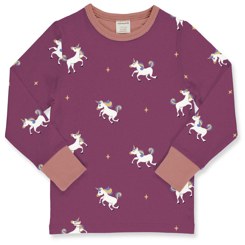 Maxomorra Langarmshirt Einhorn