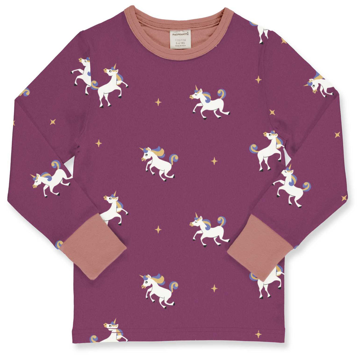 Maxomorra Langarmshirt Einhorn