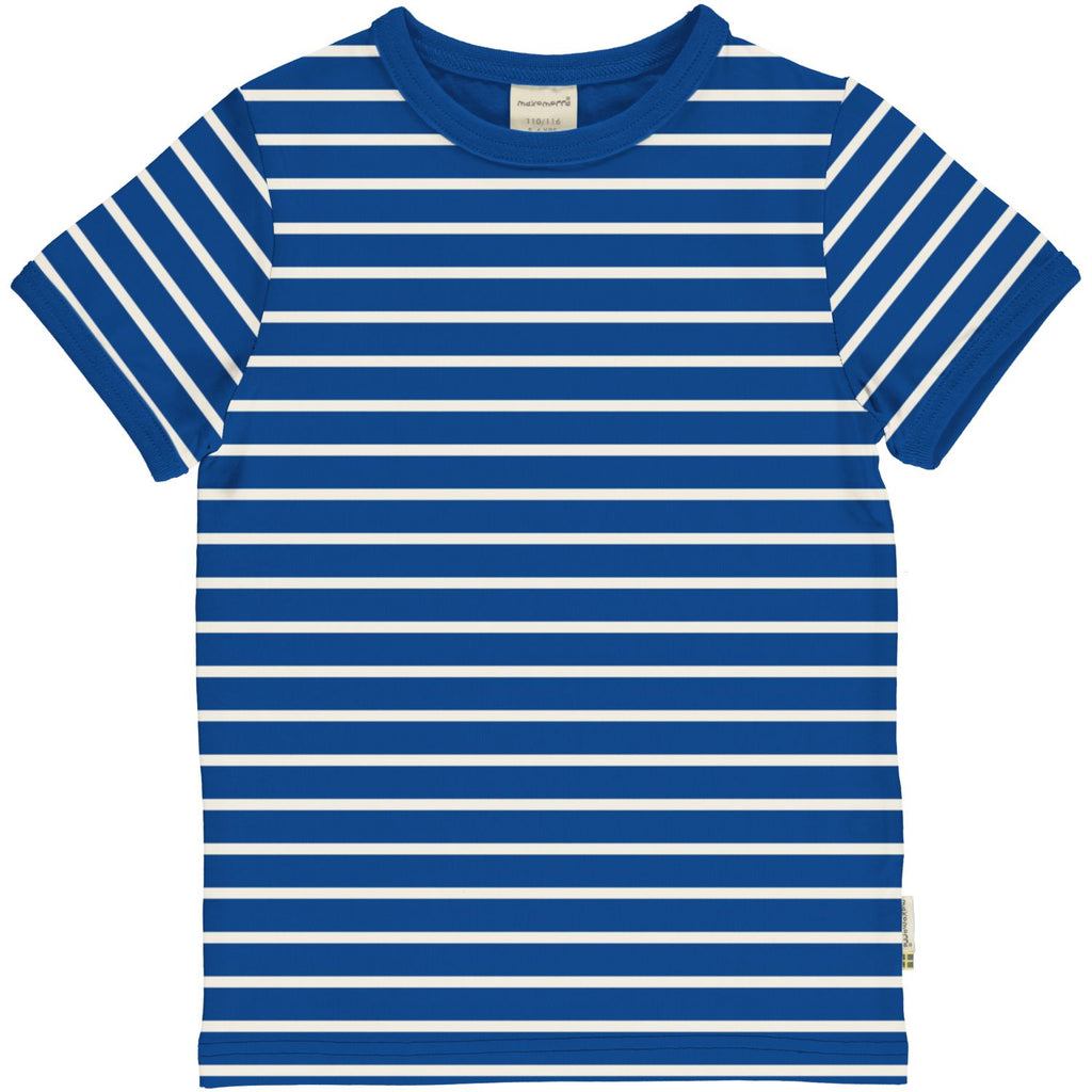 Maxomorra T-Shirt blau gestreift