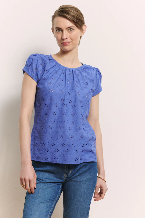 Tranquillo Bluse Elinaa, baja blue