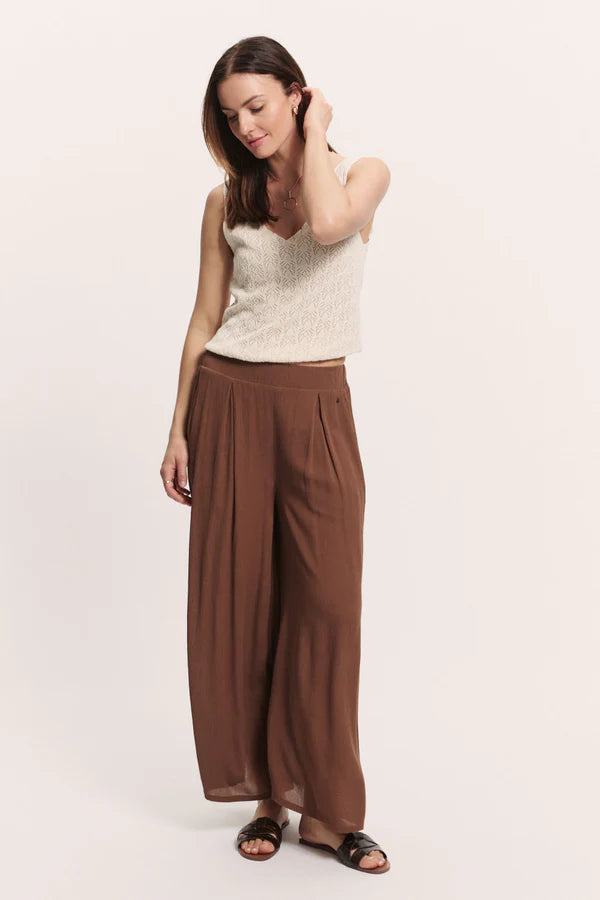 Tranquillo Ecovero-Hose Paulaa, chocolate