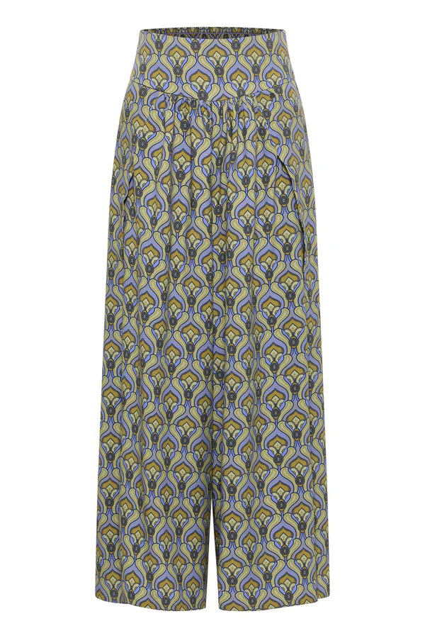 Tranquillo Ecovero-Hose Vickyy, green tulip