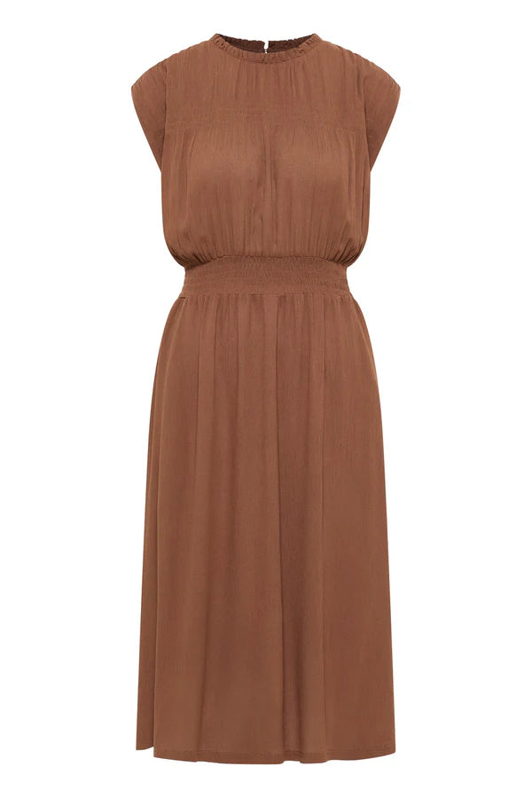 Tranquillo Ecovero-Kleid Mariaa, chocolate