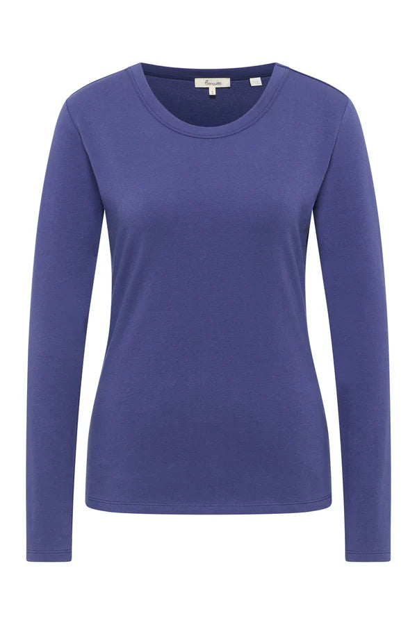 Tranquillo Jersey-Langarmshirt Tildaa, indigo blue