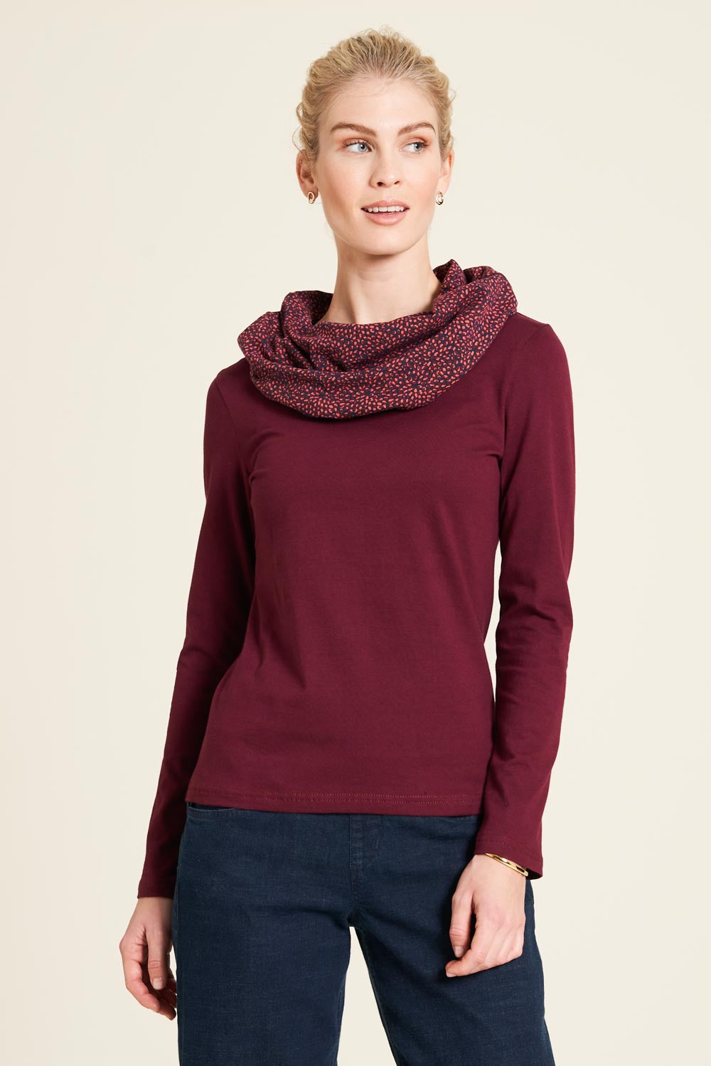 WOW To Go Loop-Schal, Blue Garden