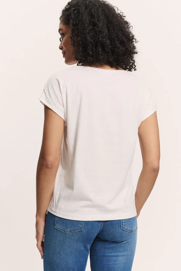 Tranquillo Jersey-Shirt Roosee, white