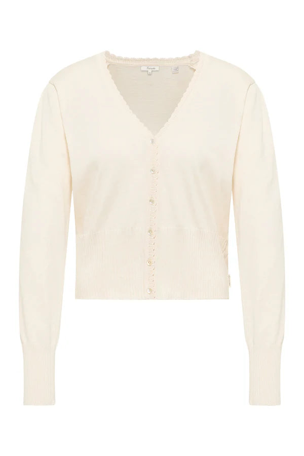 Tranquillo Strickjacke Linaa, white