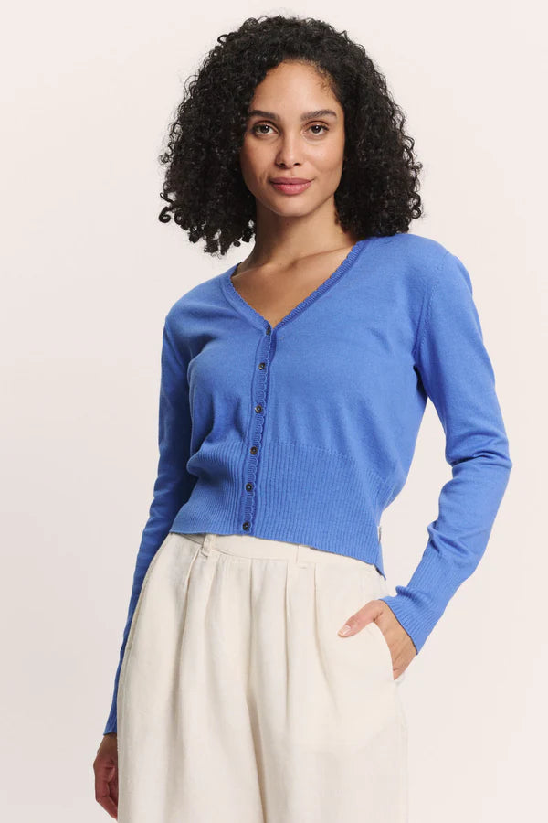 Tranquillo Strickjacke Linaa, baja blue