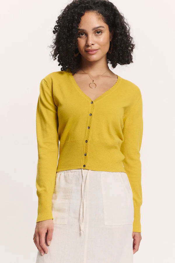 Tranquillo Strickjacke Linaa, mango mint