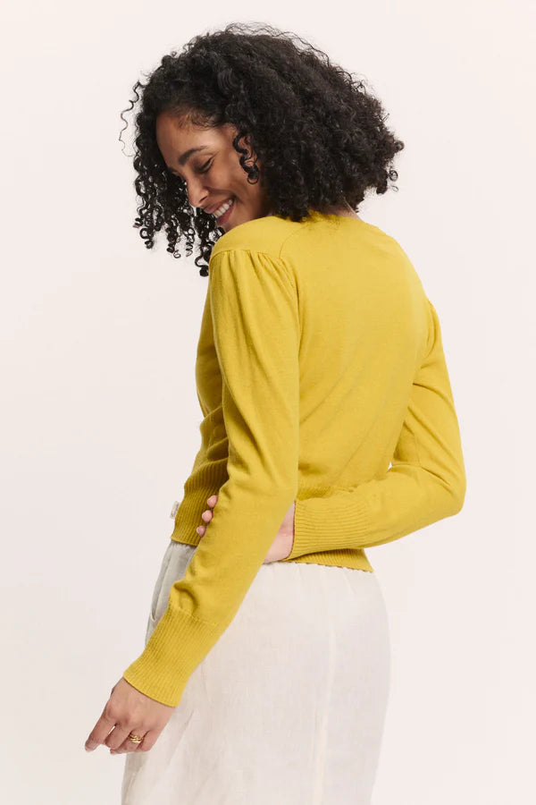 Tranquillo Strickjacke Linaa, mango mint