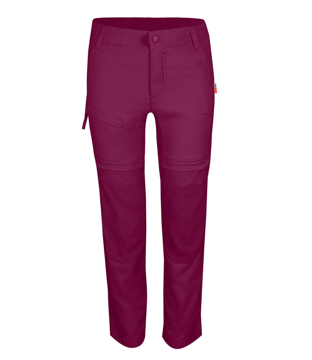 Trollkids Abzipphose Arendal Pants XT, Mulberry