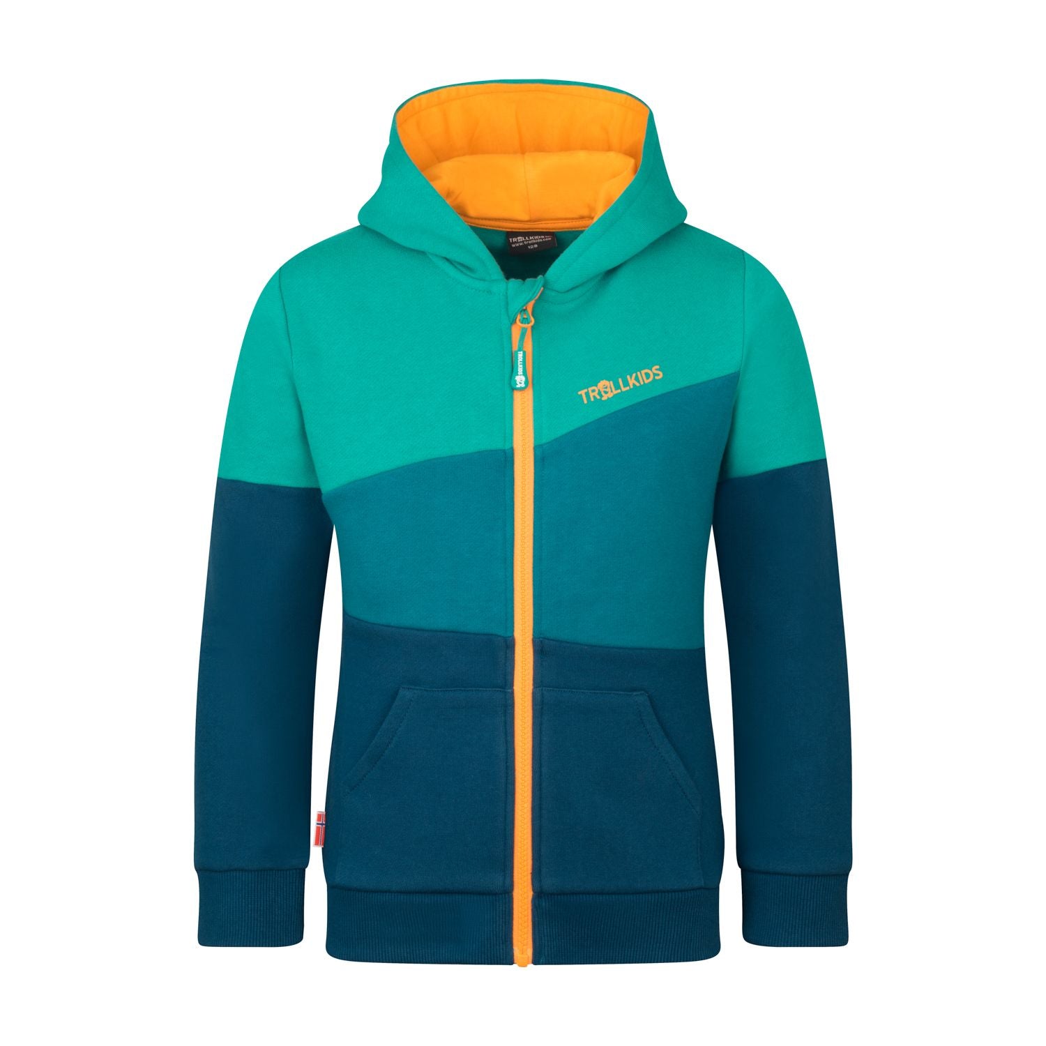 Trollkids Sweatjacke Alesund, Madeira blue