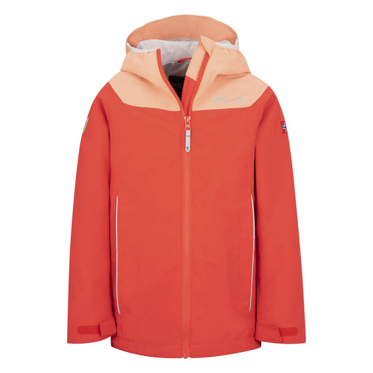 Trollkids Regenjacke Bergen, Cherry