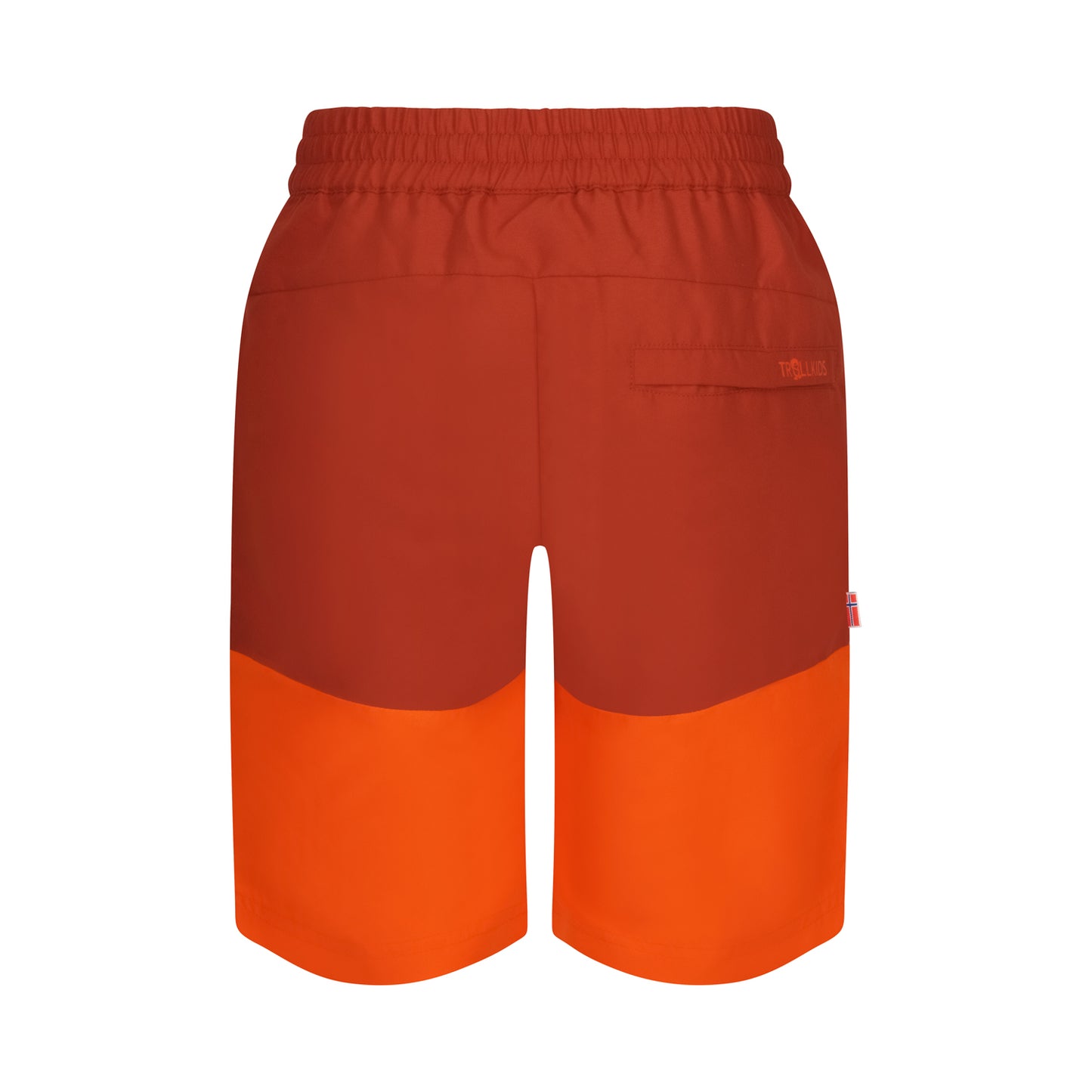 Trollkids Kroksand Shorts, red brown/bright orange