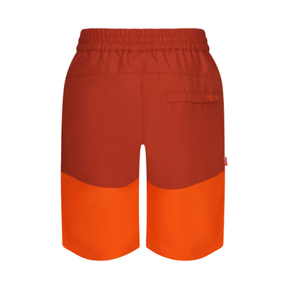 Trollkids Kroksand Shorts, red brown/bright orange
