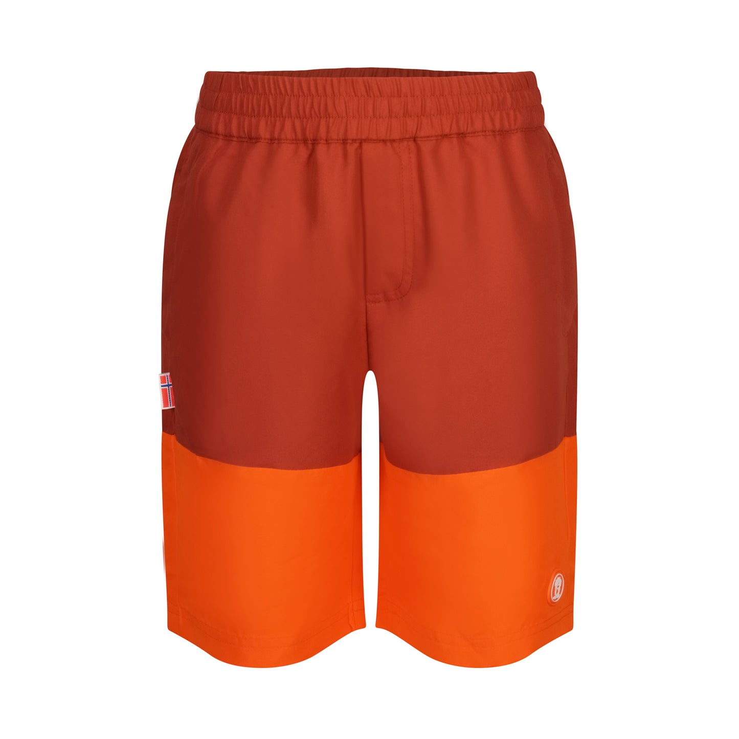 Trollkids Kroksand Shorts, red brown/bright orange