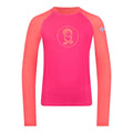 Trollkids Kvalvika UV-Shirt langarm, bright pink