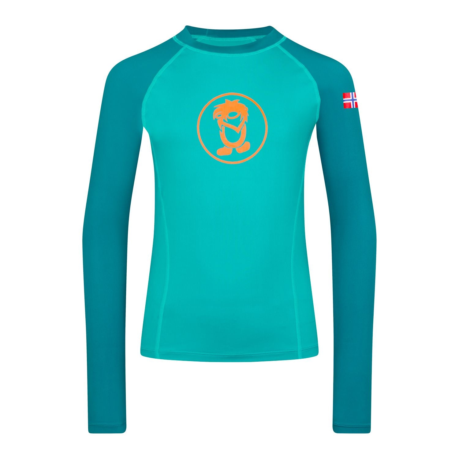 Trollkids Kvalvika UV-Shirt langarm, sea green