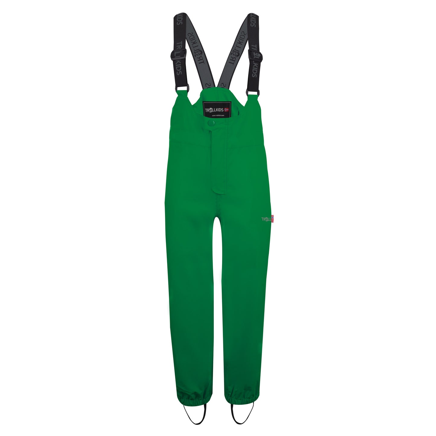 Trollkids Regenhose / Matschhose Odda Pant, Dunkelgrün