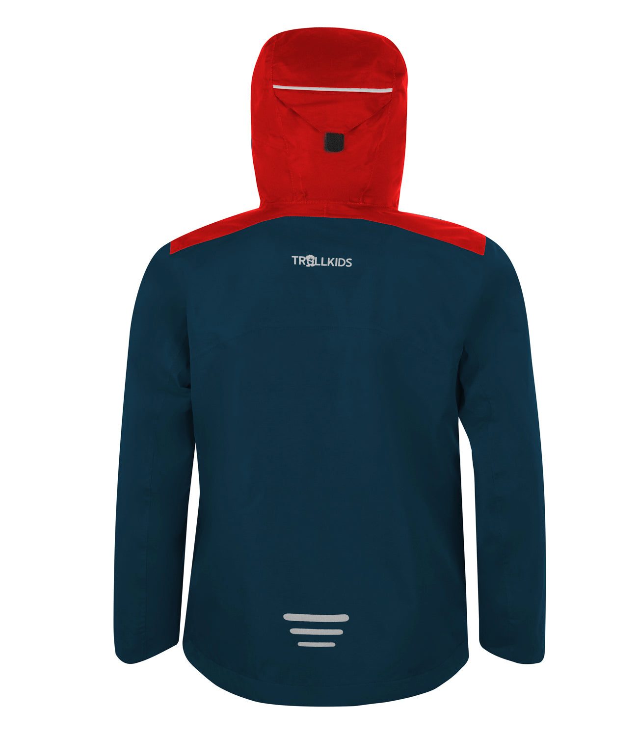 Trollkids Regenjacke Bergen, rot/blau