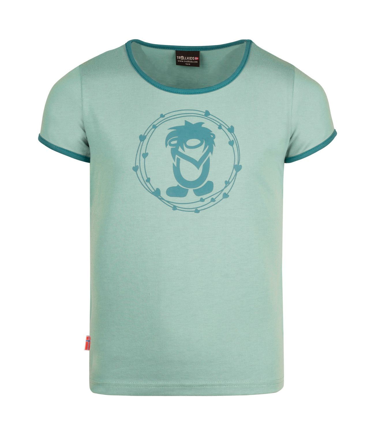 Trollkids T-Shirt Girls Oppland T, glacier green/teal