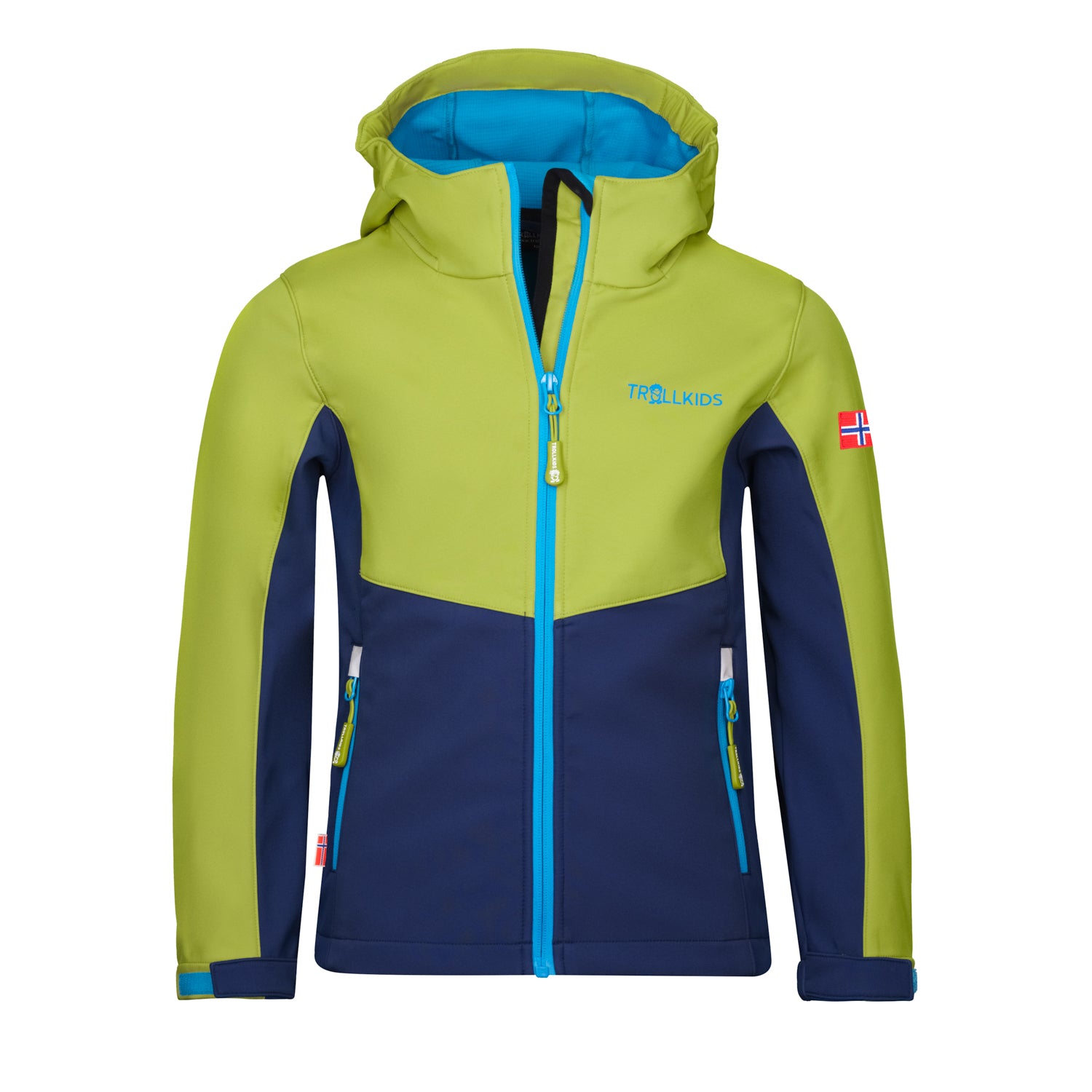 Trollkids Softshelljacke Kristiansand, kiwi