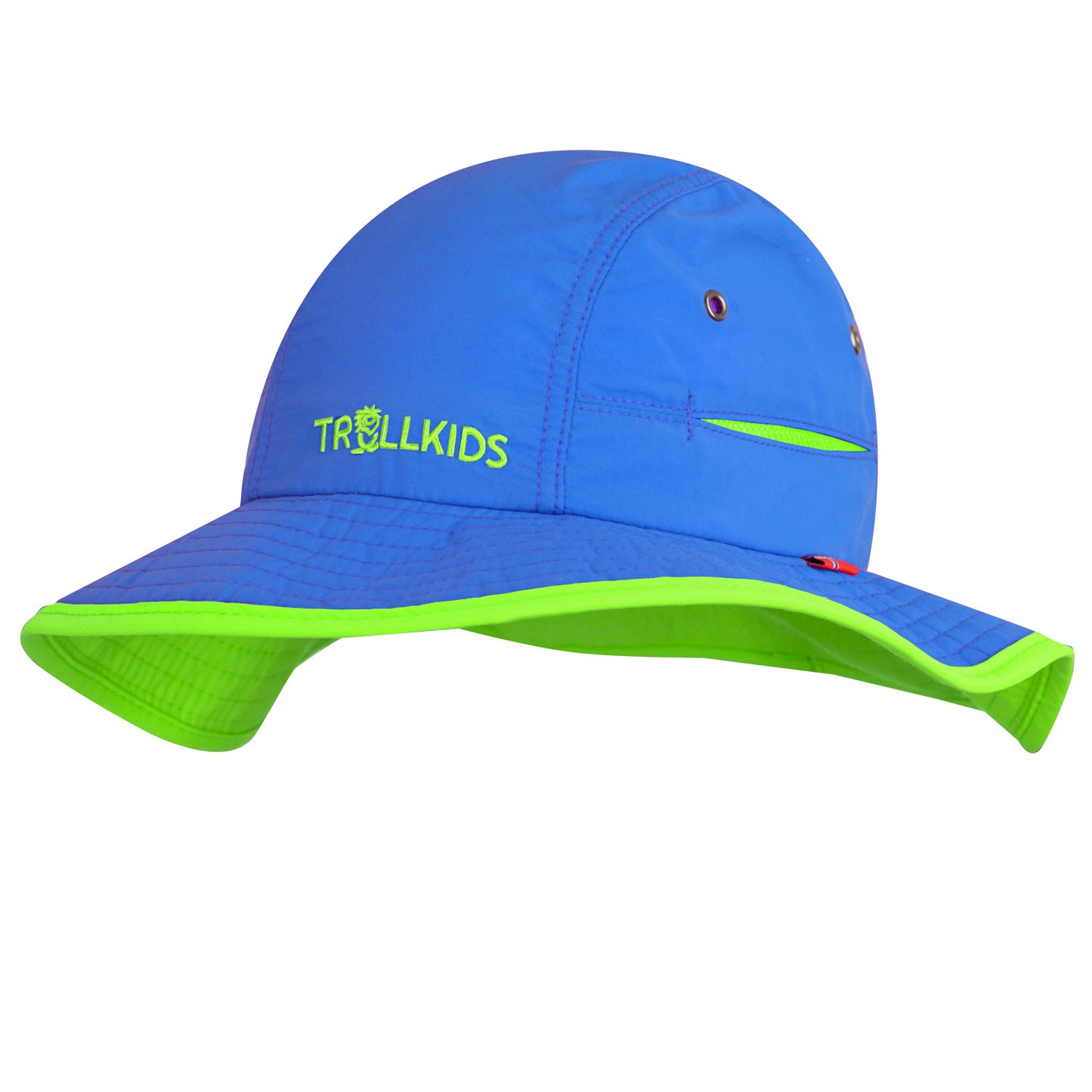 Trollkids Sonnenhut Troll Hat, MediumBlue/LightGreen