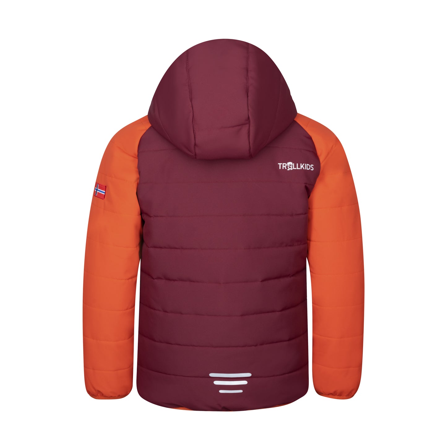 Trollkids Winterjacke Hafjell PRO, burnt orange/chestnut/mystic blue