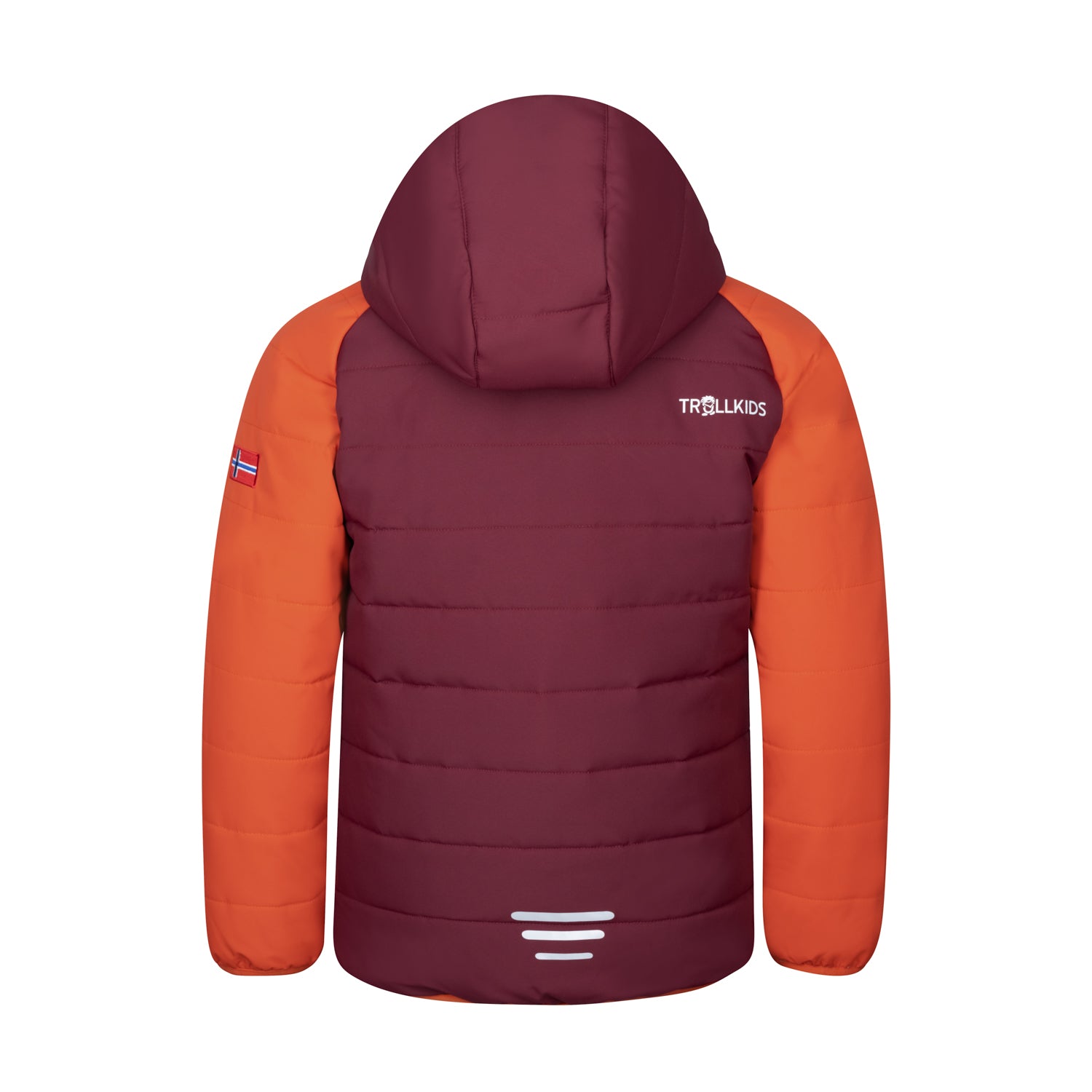 Trollkids Winterjacke Hafjell PRO, burnt orange/chestnut/mystic blue