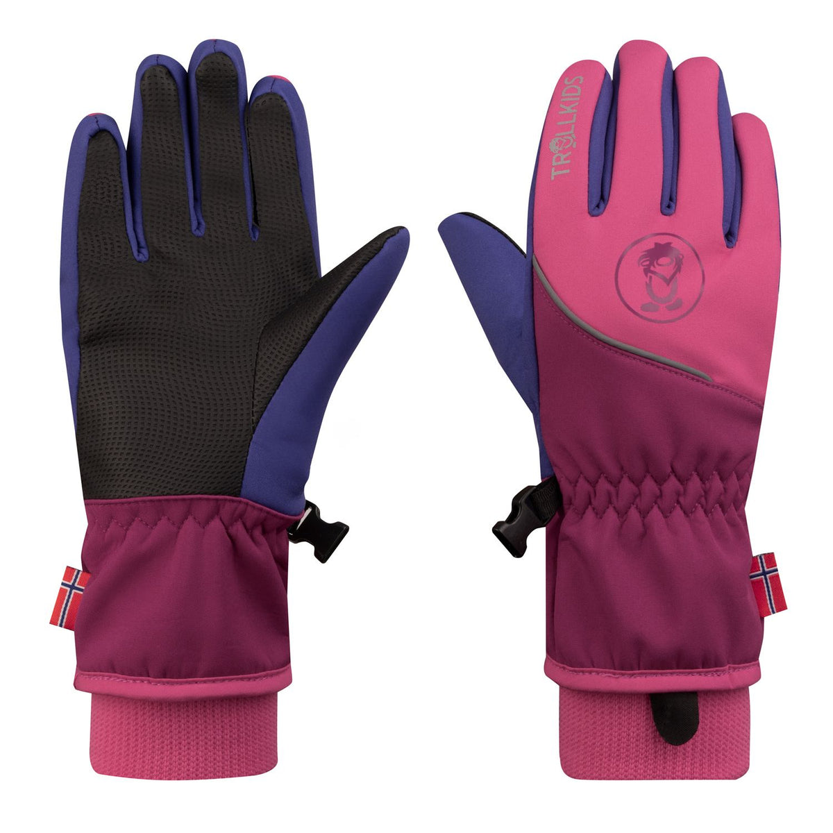 Trollkids Softshellhandschuhe Trolltunga Glove, mag./berry