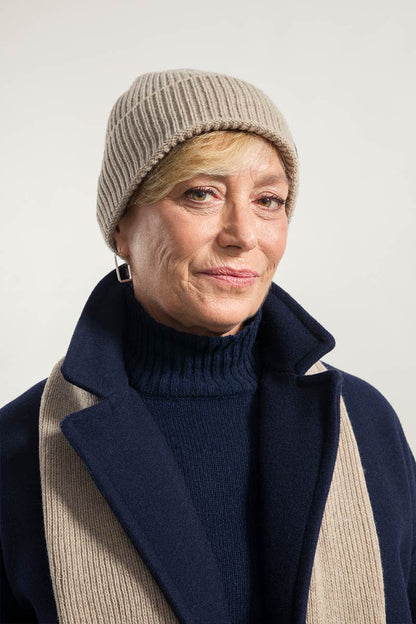 Rifo Mütze Marcello Cashmere (rec.), Beige Sabbia