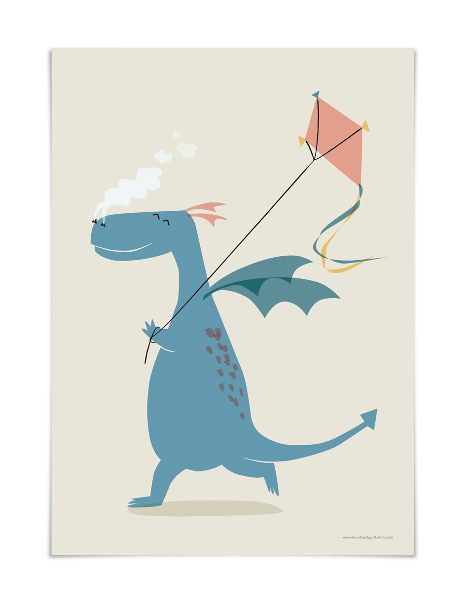 Poster Einhorn, DIN A3