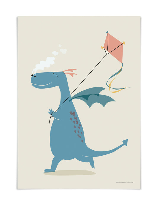 Poster Einhorn, DIN A3