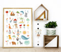 Poster ABC - Deutsch/Englisch, DIN B2