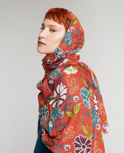 Les Touristes Woll-Schal, Cosmos Coral