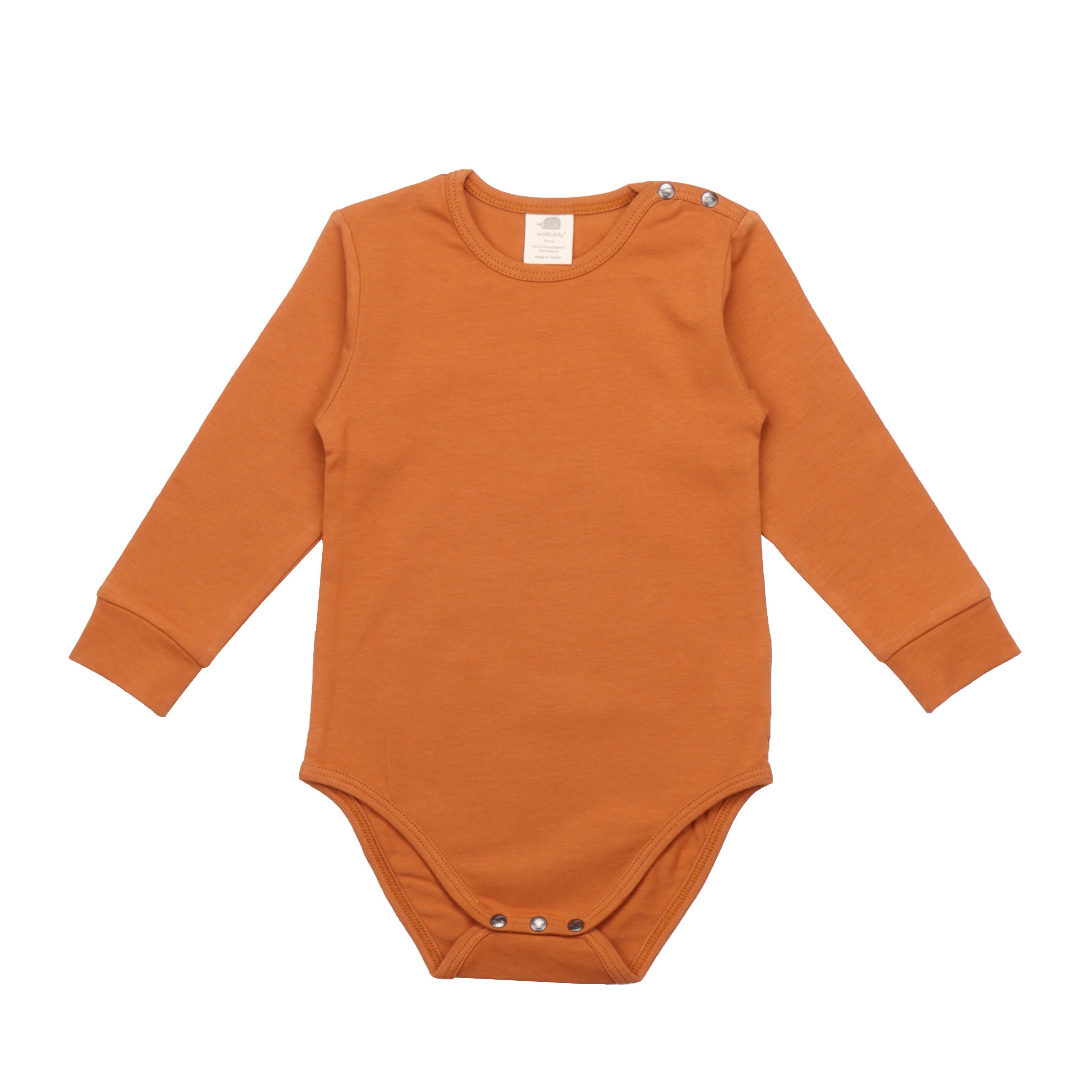 Walkiddy Body langarm, Caramel