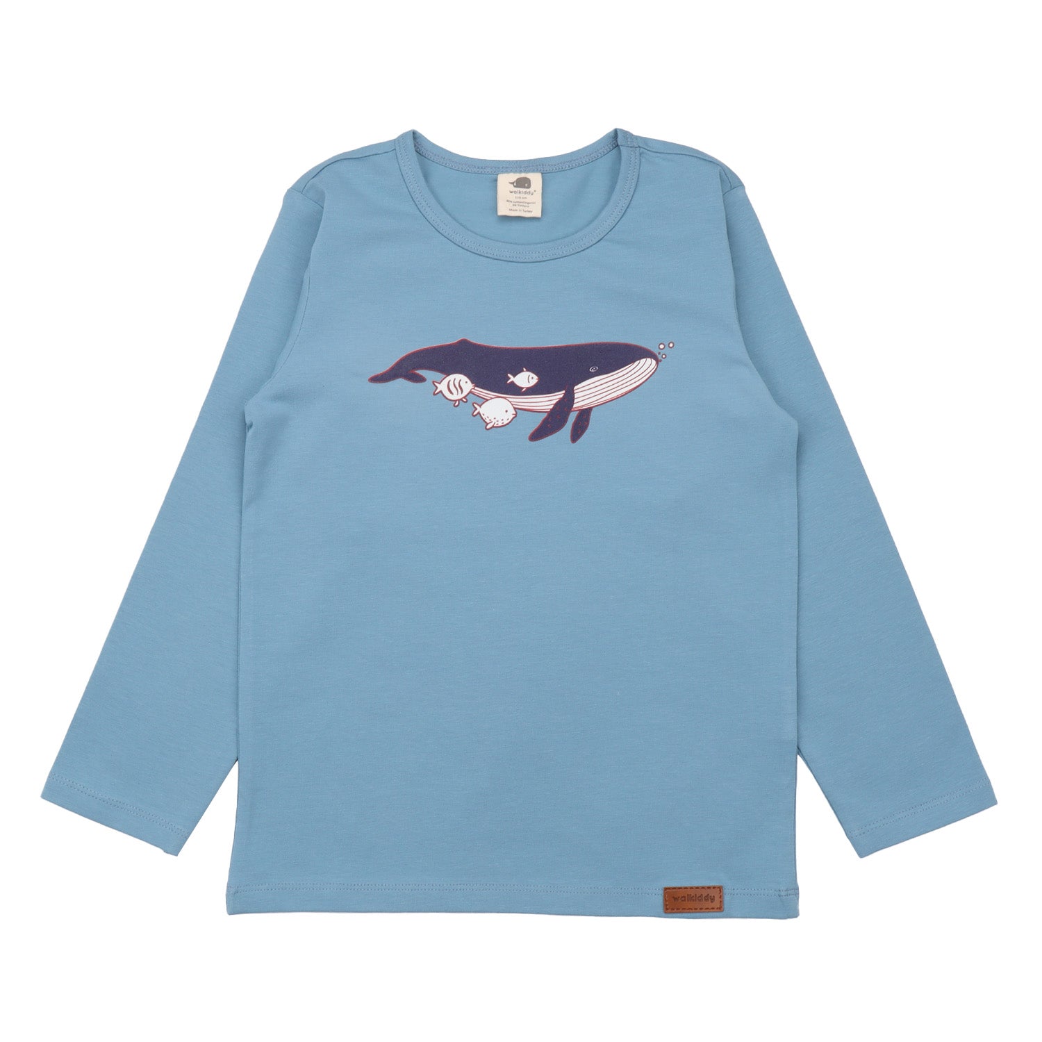 Walkiddy Langarmshirt Whales&Seaturtles