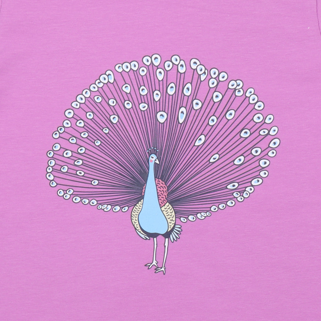 Walkiddy T-Shirt Peacock, Malve