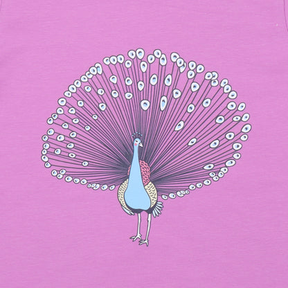 Walkiddy T-Shirt Peacock, Malve