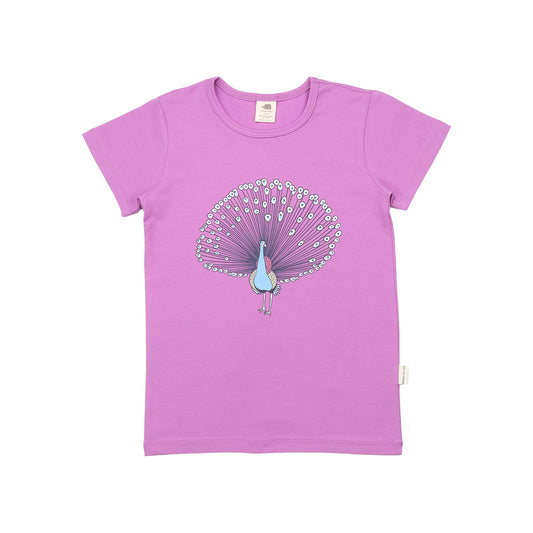 Walkiddy T-Shirt Peacock, Malve