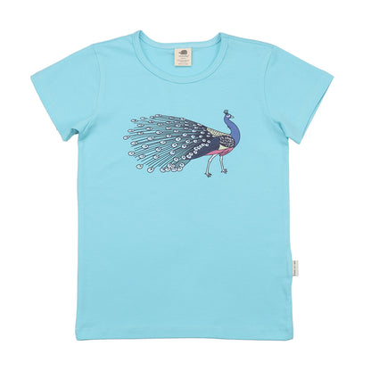 Walkiddy T-Shirt Peacock, Blau