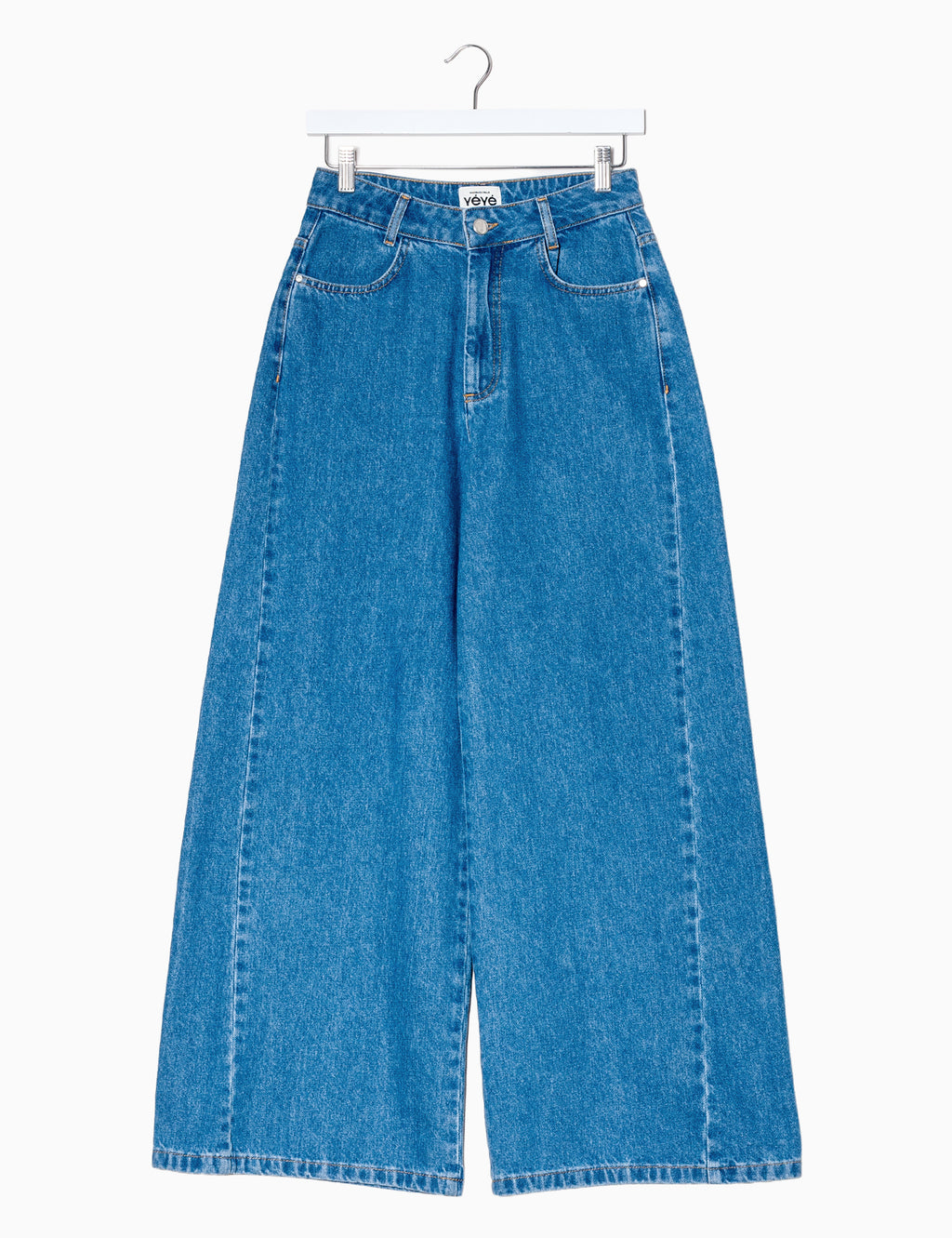 Mademoiselle Yéyé Wide Division Denim Trousers