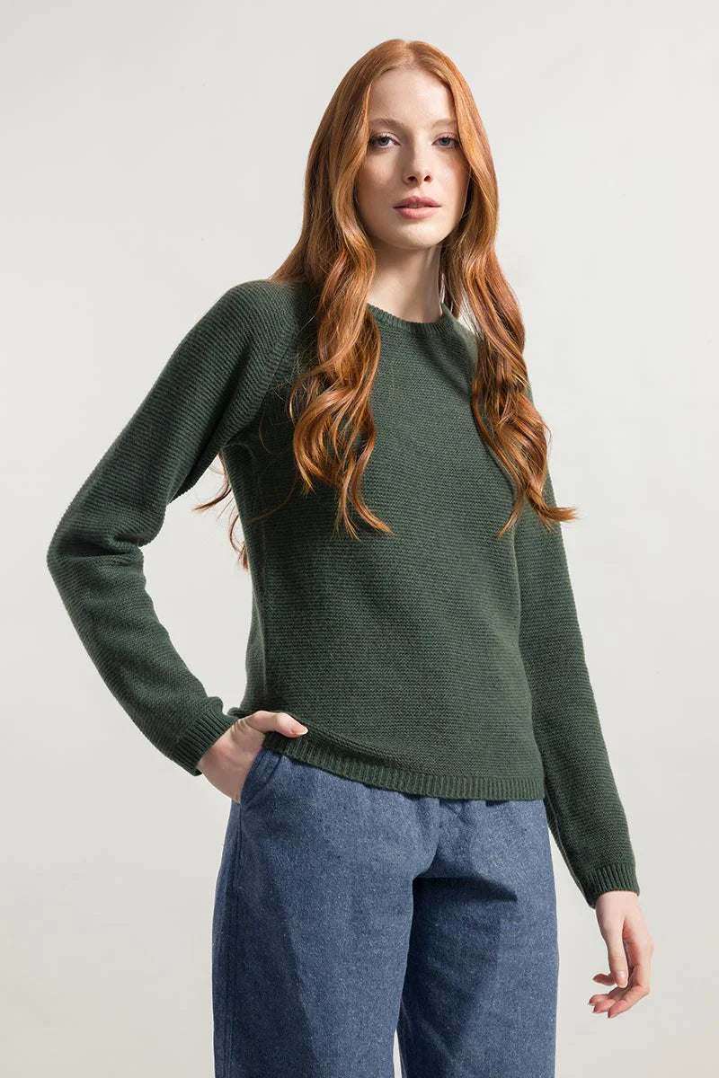 Rifo Pullover Giulietta, Cashmere (rec.), Green Foresta