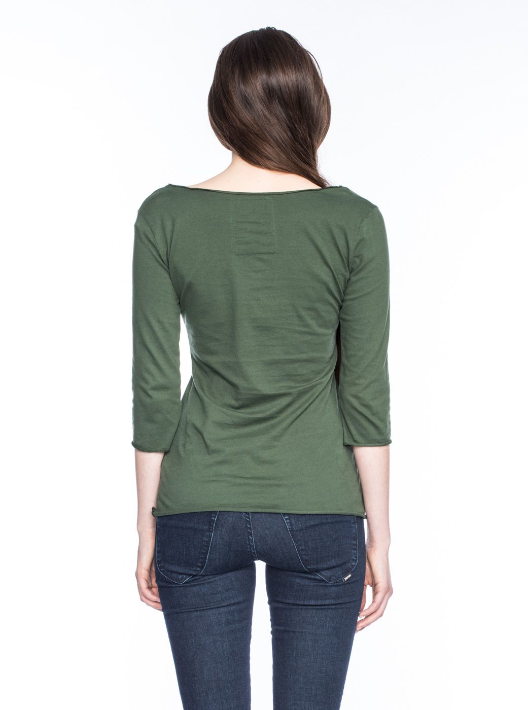 Ato Berlin Damen Shirt Caja, Oliv