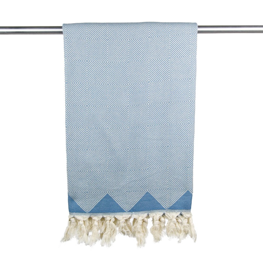 Yolunda Hamamtuch Kestane, Taubenblau