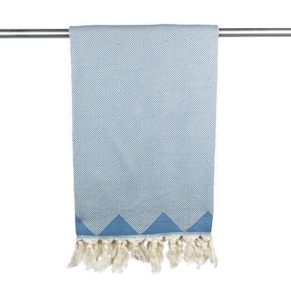 Yolunda Hamamtuch Kestane, Taubenblau