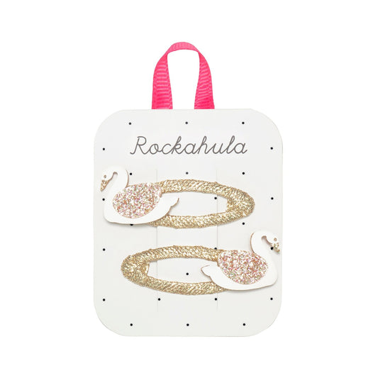 Rockahula Haarklammern Schwan